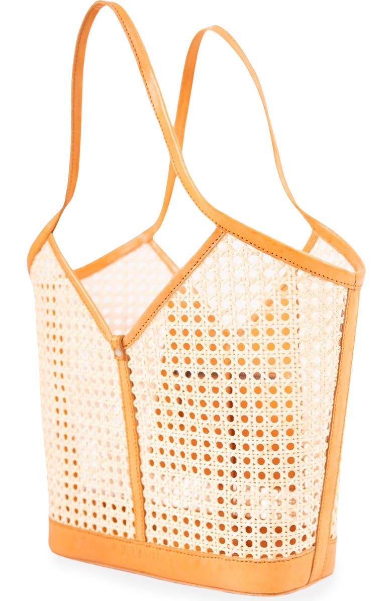 Jelavu Ophelia Handwoven Cane Tote Bag, Alternate, color, Tan