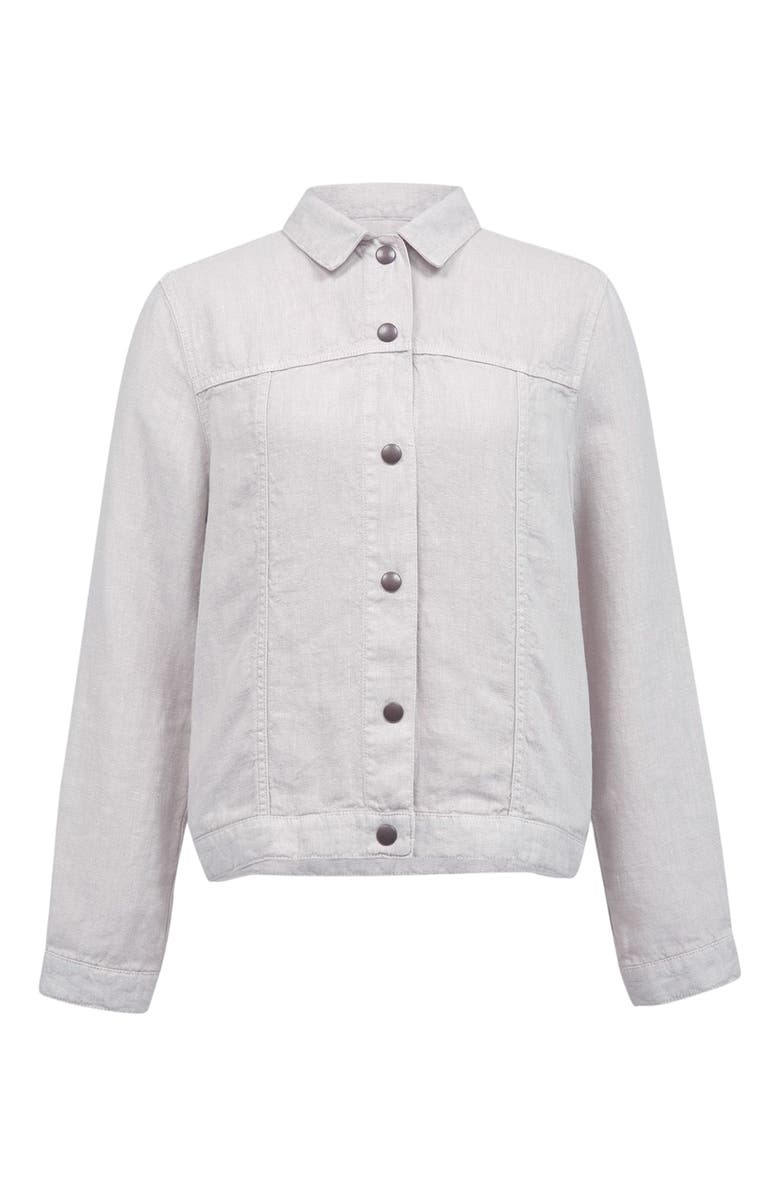 Celtic & Co. Linen Western Jacket, Alternate, color, Stone