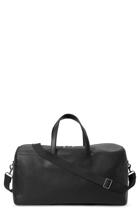 Canfield Pebbled Leather Duffle Bag