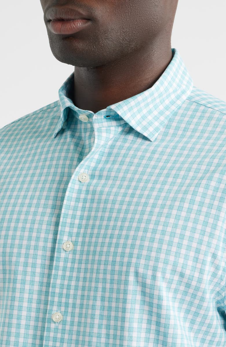 johnnie-O Westwood Plaid Button-Up Shirt, Alternate, color, Haze