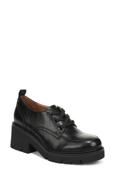 Jacie Faux Leather Platform Oxford