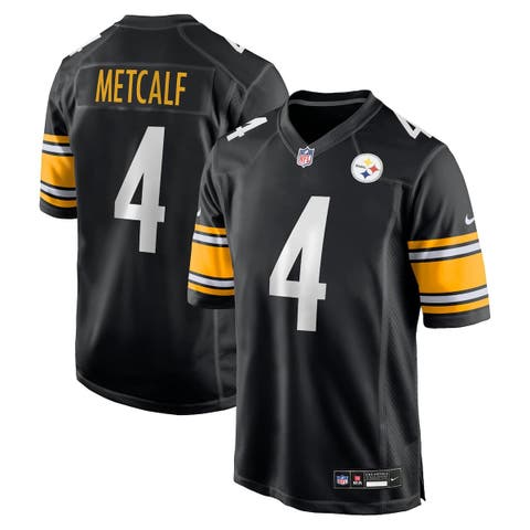 Youth Nike DK Metcalf Black Pittsburgh Steelers Game Player Jersey