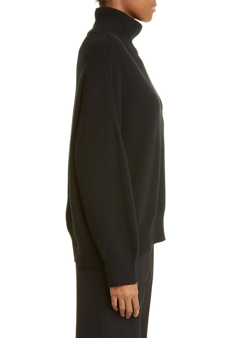 Murano Cashmere Turtleneck Sweater, Alternate, color, BLACK