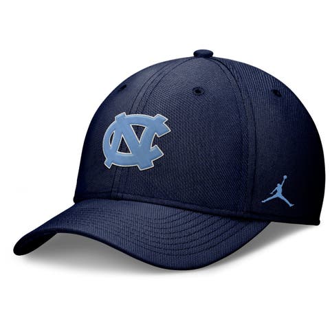 Men's Jordan Brand Navy North Carolina Tar Heels Rise SwooshFlex Dri-FIT Hat