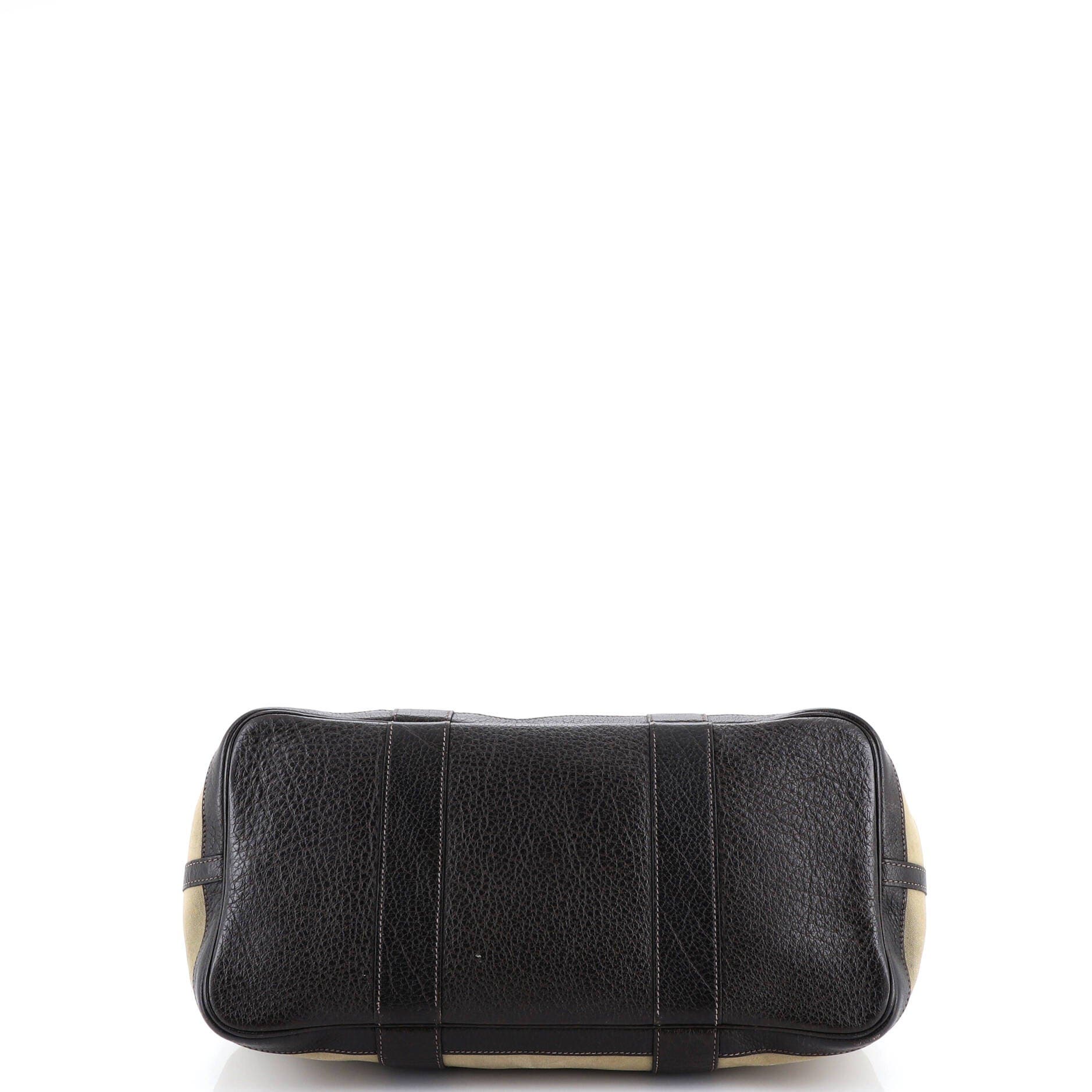 Pre-Owned Hermes Garden Party Tote Toile and Leather 36, Alternate, color, Kaki