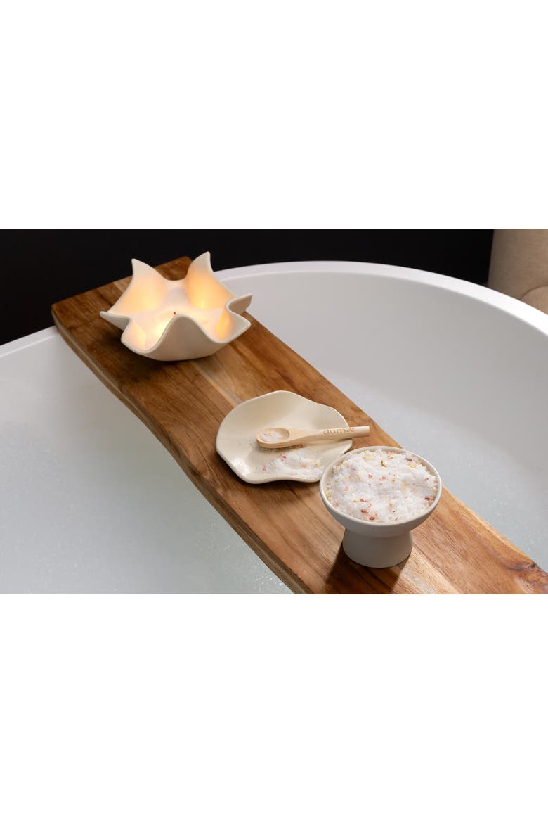 Joy Candle, Alternate, color, Raw Blanc