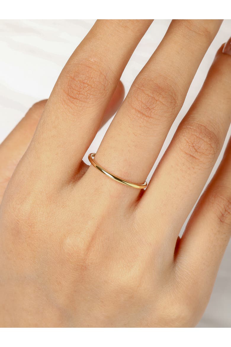 1.2mm Band Ring in 14K Gold, Alternate, color, Yellow Gold