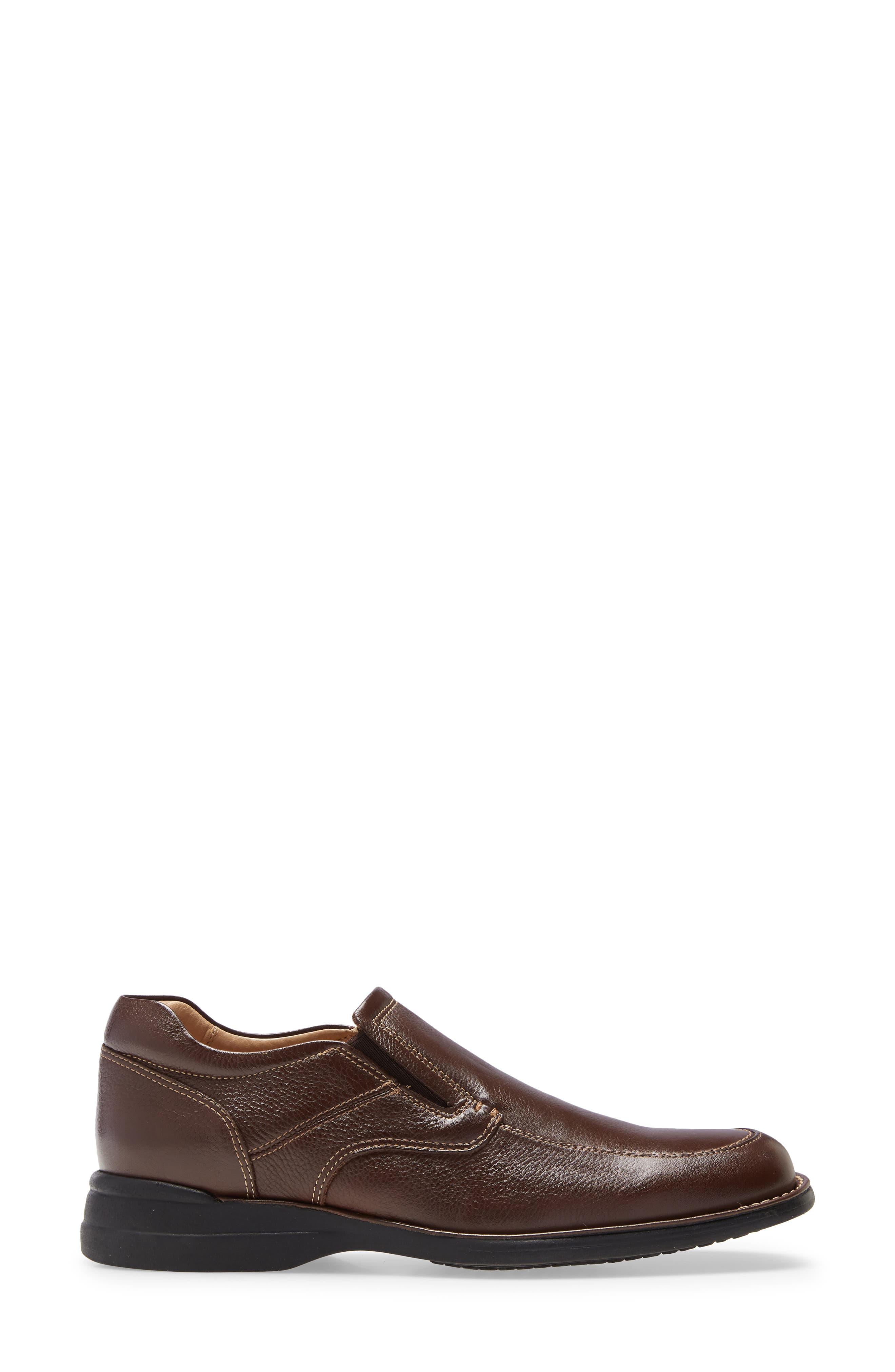 Shuler Moc Toe Slip-On, Alternate, color, BROWN