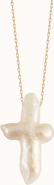 Joiana Jewelry Pearl Cross Necklace