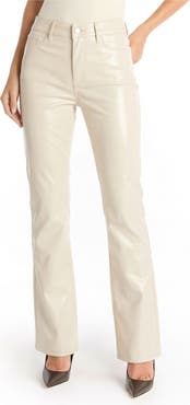 The Noli Shop Aria Coated Flare Jean