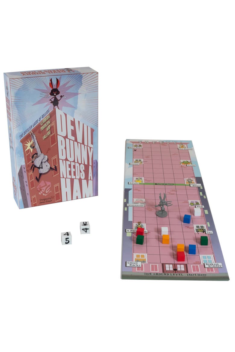 Devil Bunny Needs A Ham Board Game, Alternate, color, Multicolored