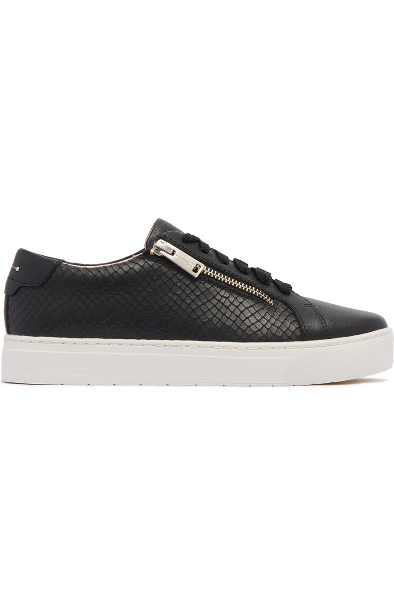 FRANKIE4 Billie II Zip Sneaker, Alternate, color, Black Emboss