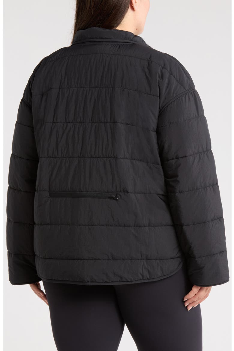Quilted Packable Jacket, Alternate, color, BLACK