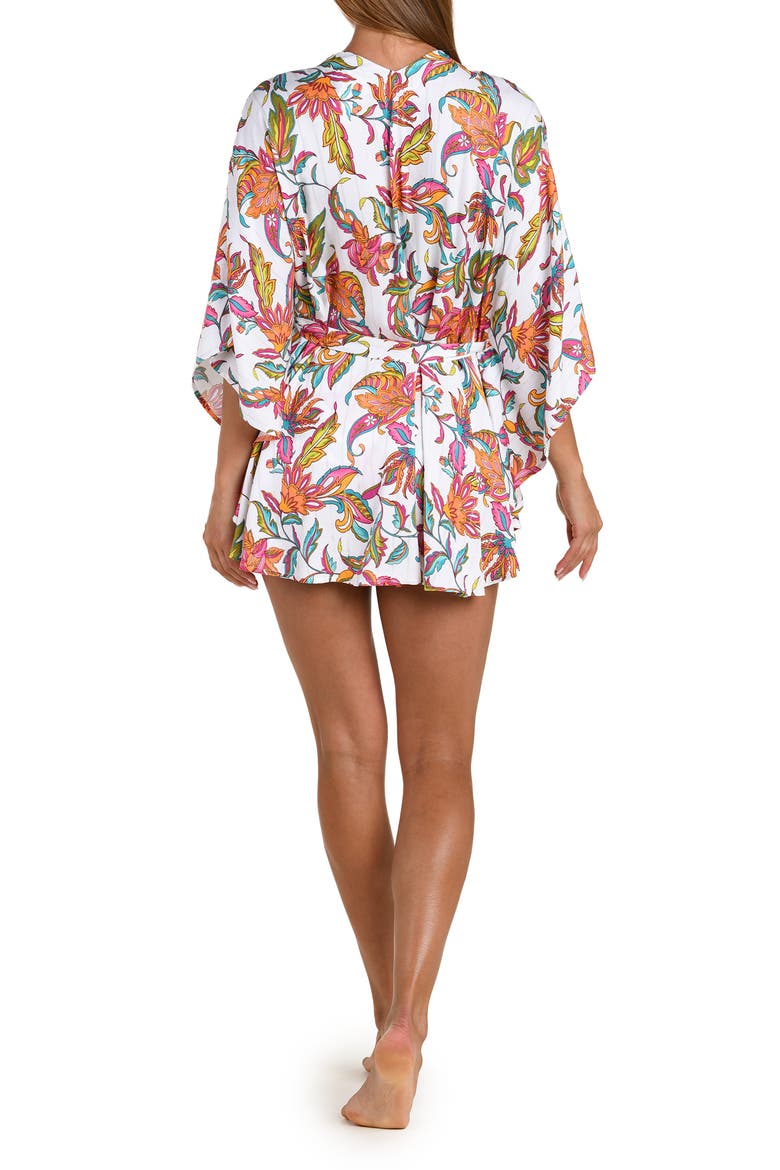 Wild Vines Metallic Cover-Up, Alternate, color, WHITE MULTI