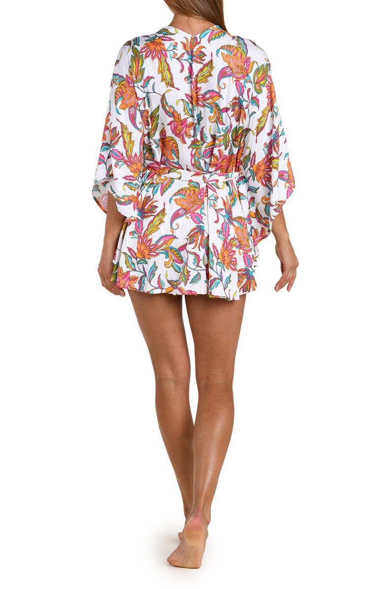 Sunshine 79 Wild Vines Metallic Cover-Up, Alternate, color, White Multi