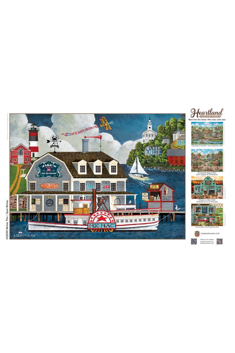 Mimac Pier 500 Piece Jigsaw Puzzle, Alternate, color, Multicolor