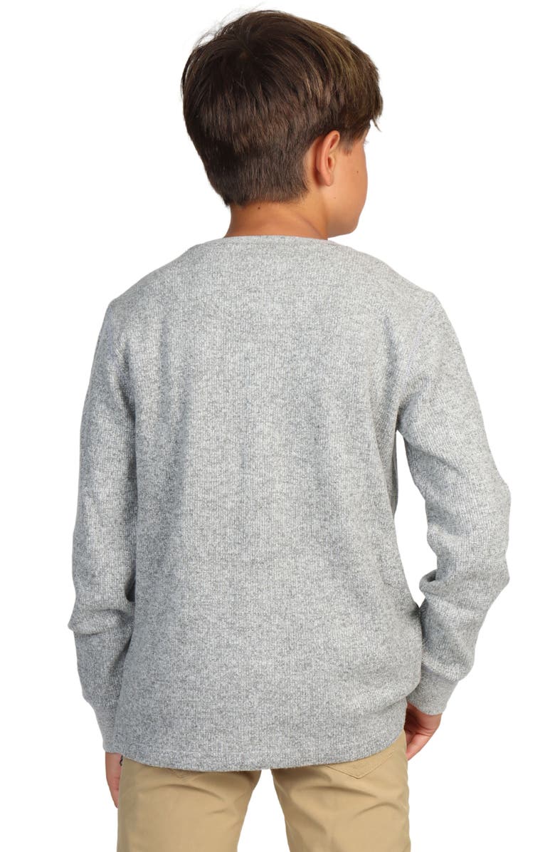 TailorByrd Kids' Heathered Henley, Alternate, color, 
