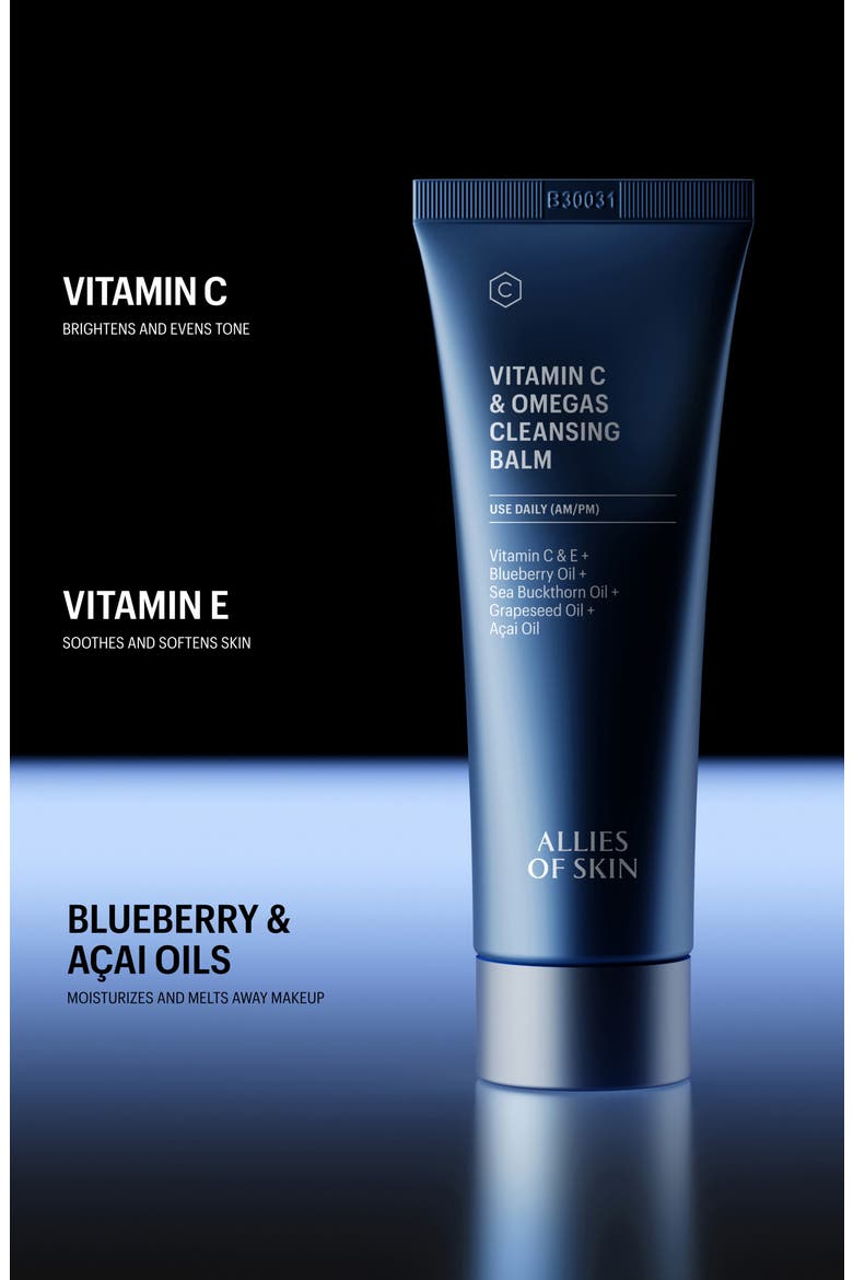 Vitamin C & Omegas Cleansing Balm, Alternate, color, NO COLOR