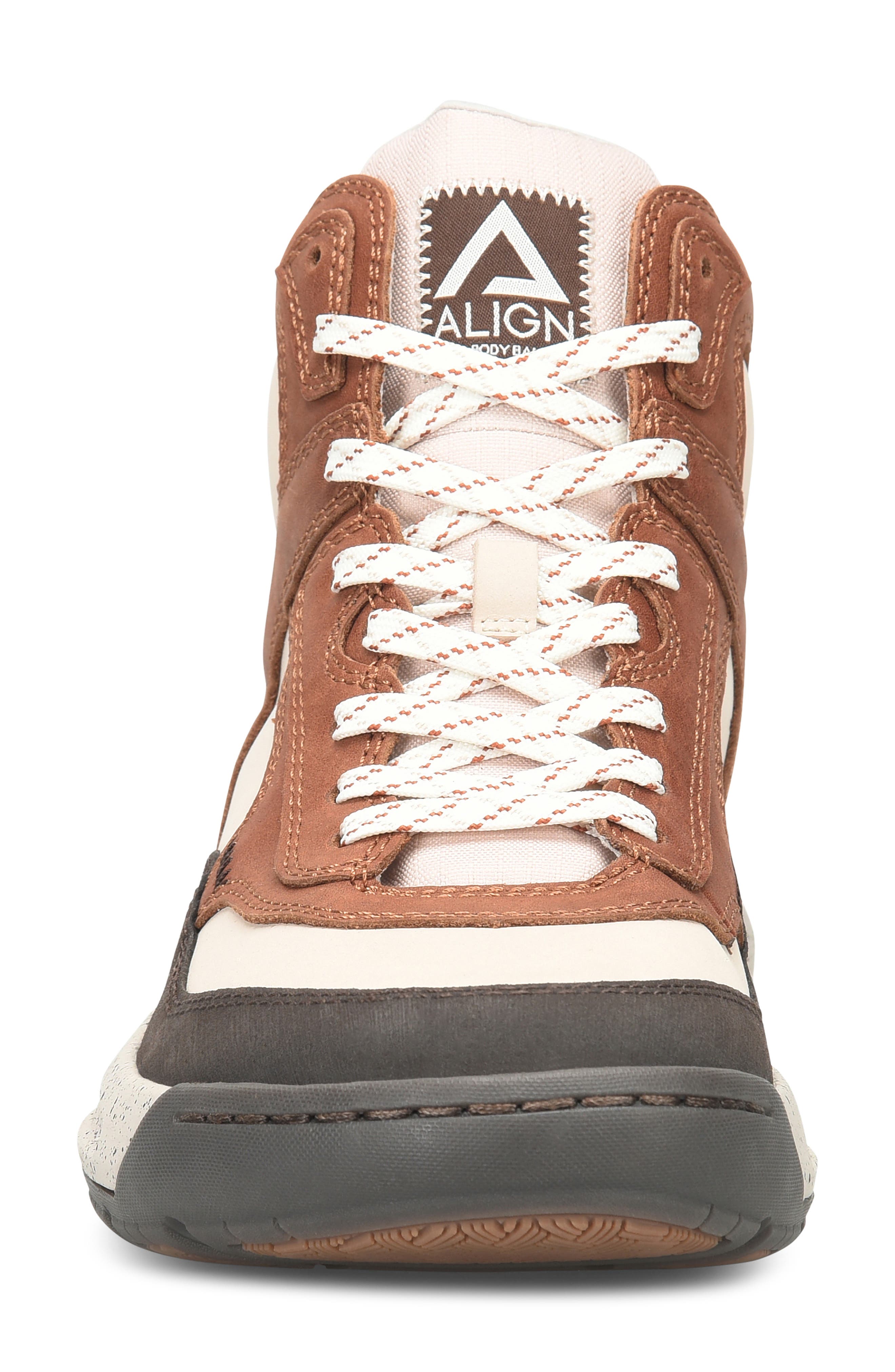 Align Enzo High Top Sneaker, Alternate, color, Luggage/ Brown