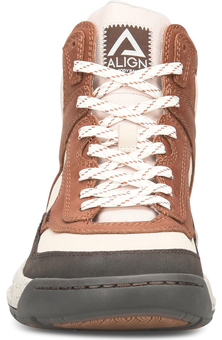 Align Enzo High Top Sneaker, Alternate, color, Luggage/ Brown