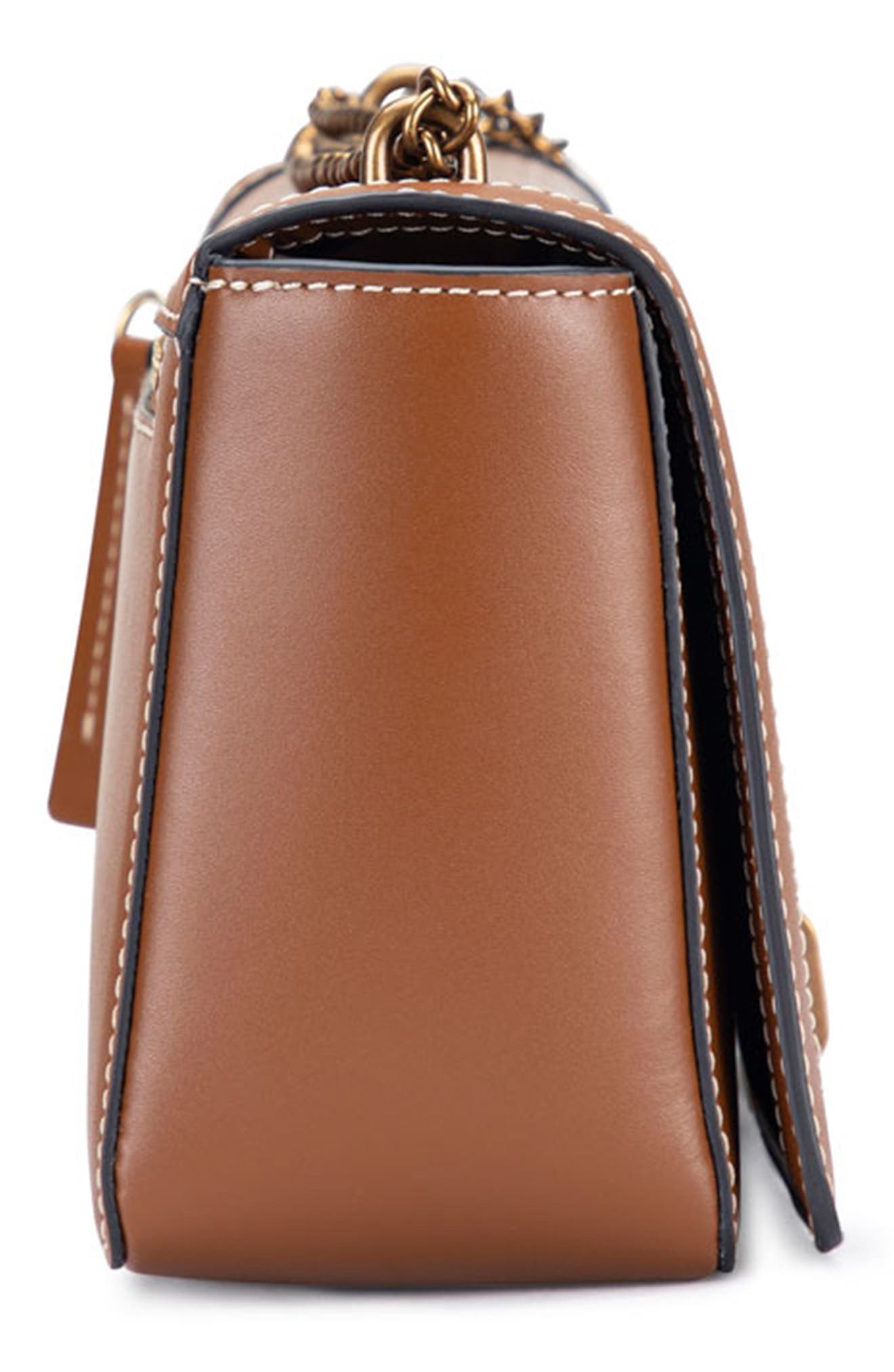 Sophia Leather Crossbody Bag, Alternate, color, LUGGAGE
