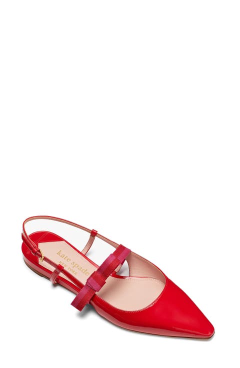 maritza pointed toe slingback flat (Women)