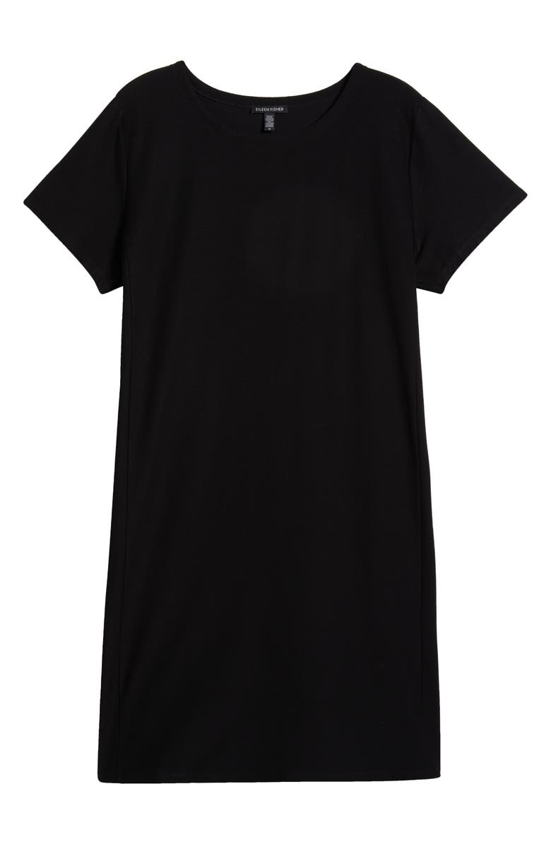 Eileen Fisher Jewel Neck Shift Dress, Alternate, color, 