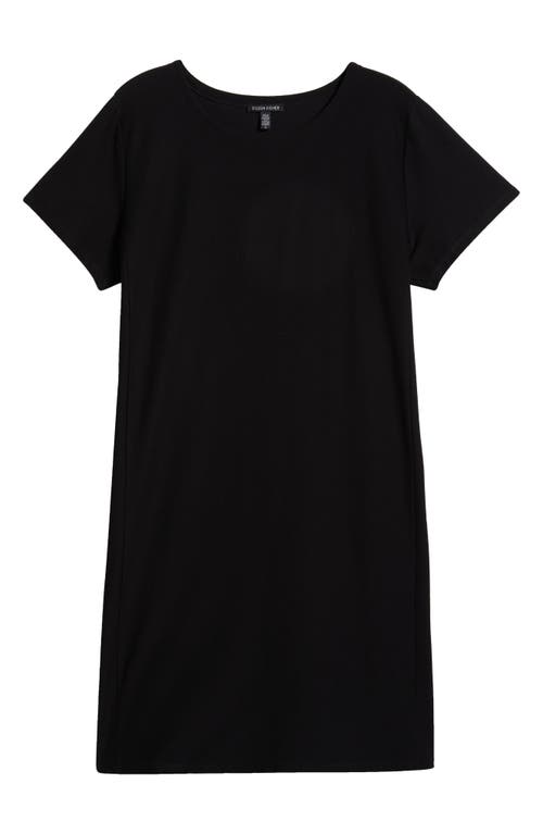 Eileen Fisher Scoop-neck Stretch Crepe Midi T-shirt Dress