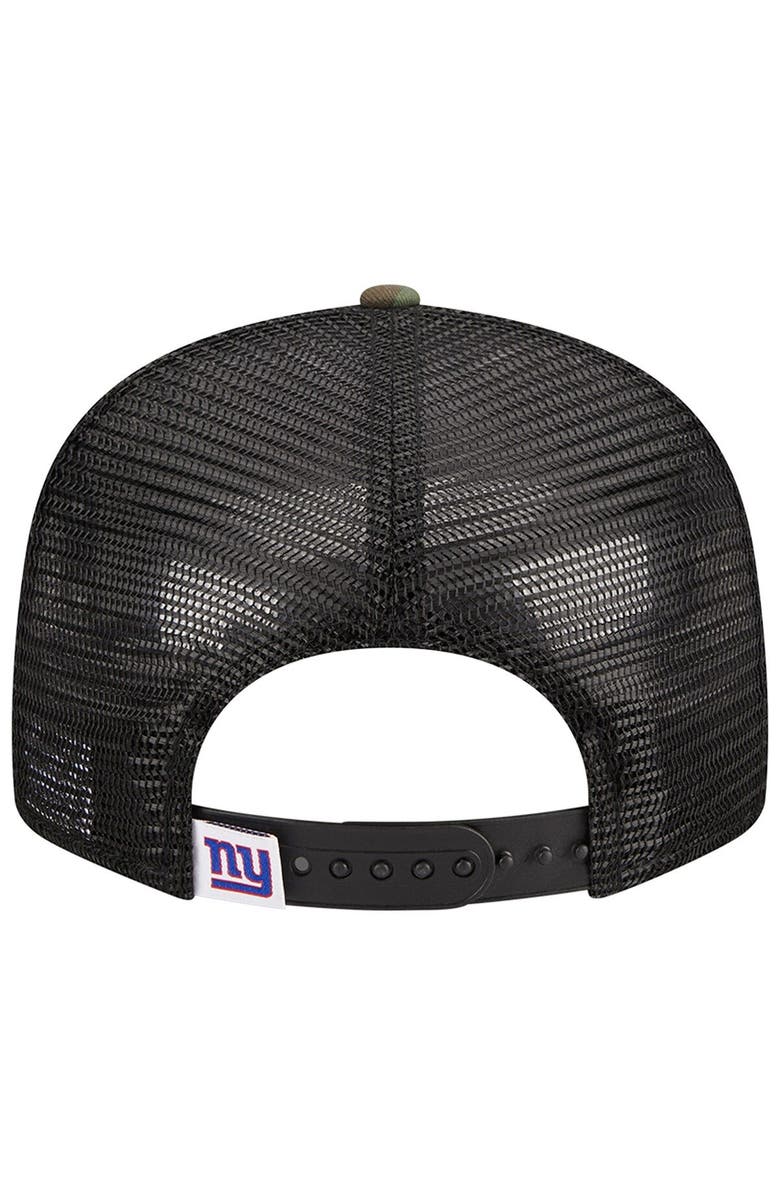 New Era Men's New Era Camo New York Giants Main Trucker 9FIFTY Snapback Hat, Alternate, color,