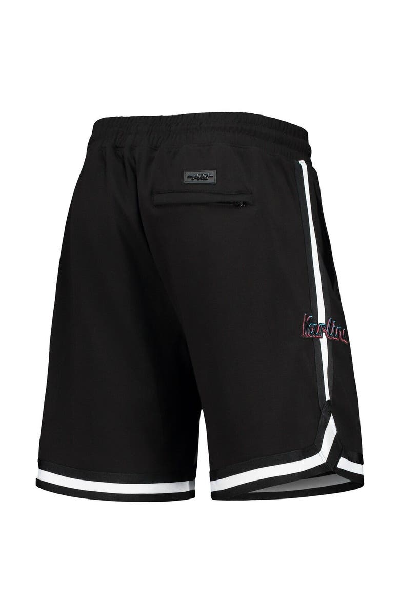 PRO STANDARD Men's Pro Standard Black Miami Marlins Team Shorts, Alternate, color,