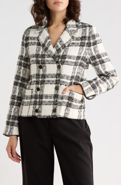Clarisse Double Breasted Tweed Jacket