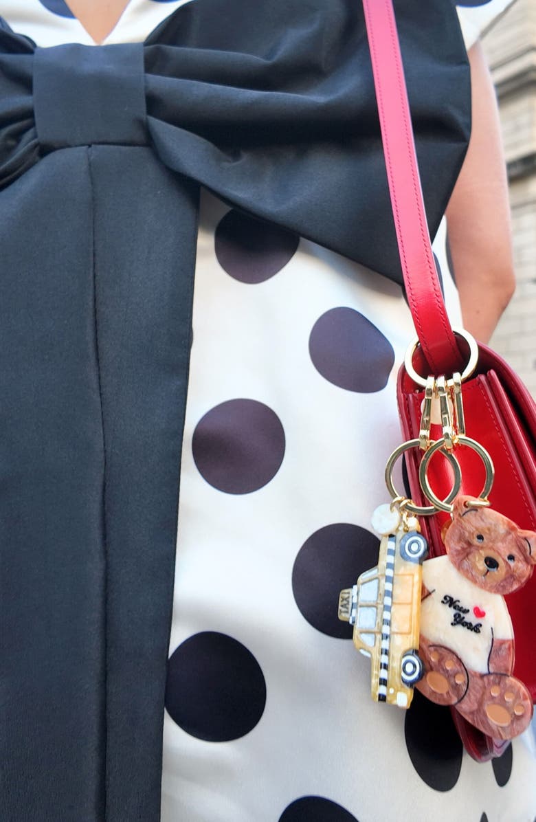 Solar Eclipse New York Teddy Bear Key Chain, Alternate, color, 