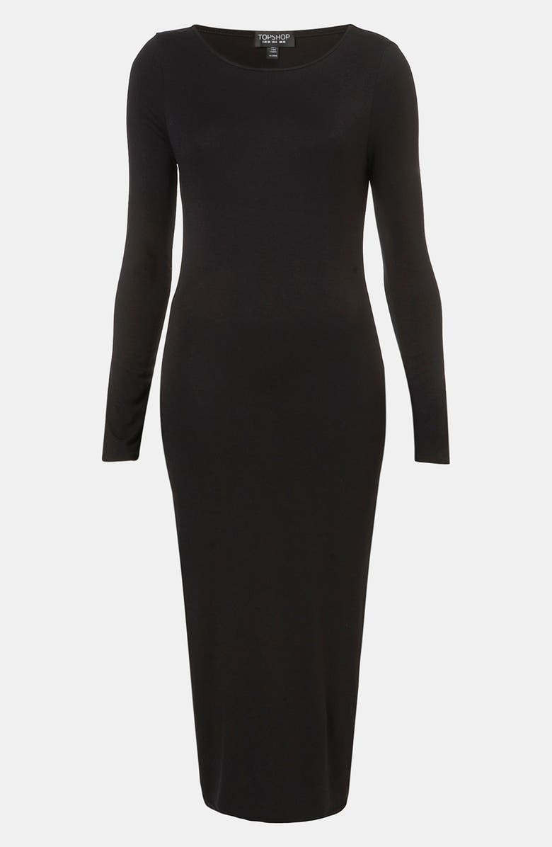 Topshop Body-Con Midi Dress, Main, color, 