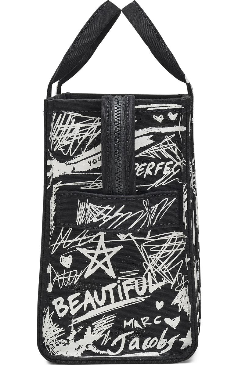 Marc Jacobs The Medium Canvas Tote, Alternate, color, Black Multi