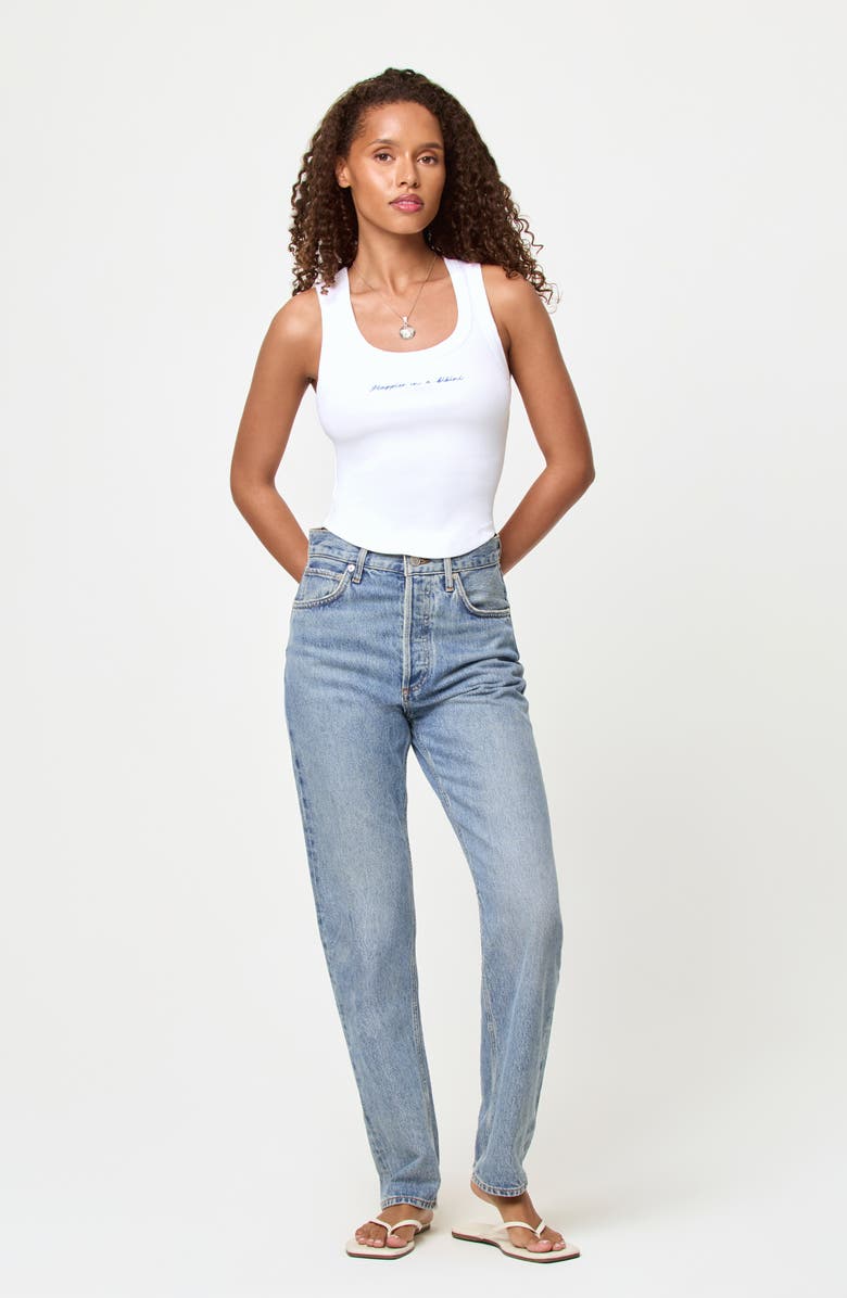 LSPACE Ash Cover-Up Tank, Alternate, color, Happier In A Bikini