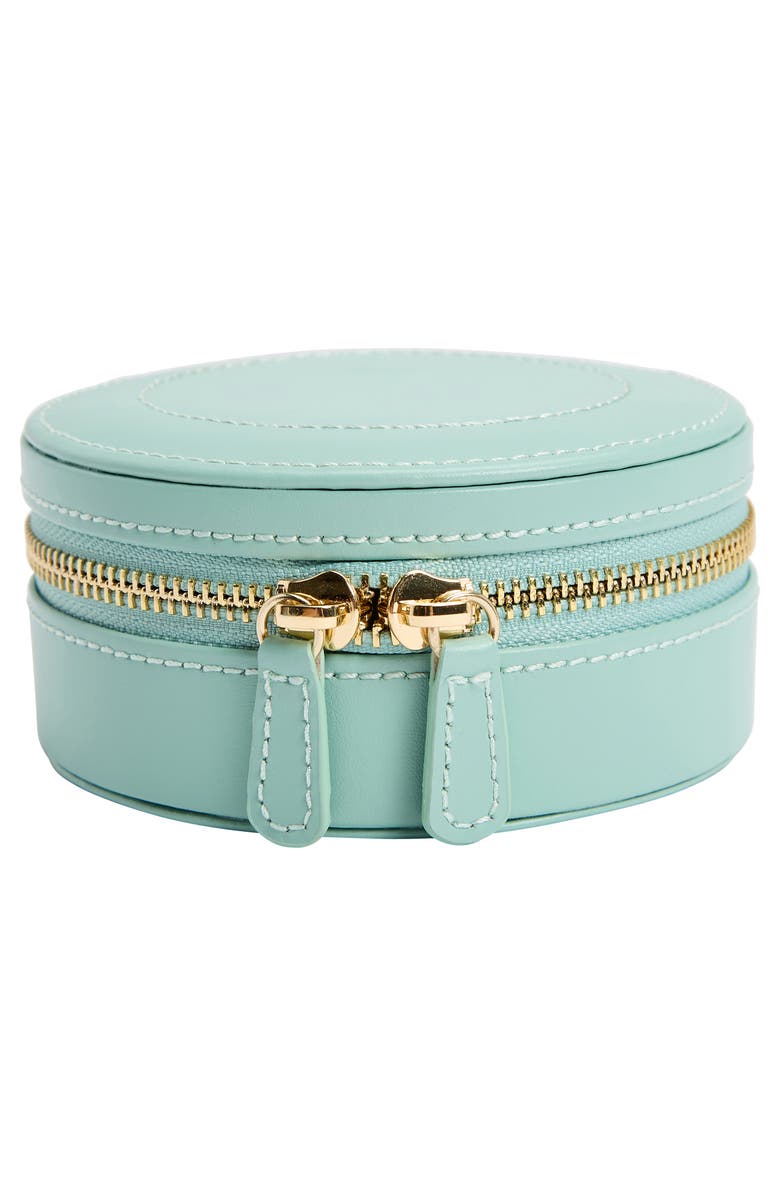 WOLF Sophia Round Zip Case, Main, color, Jade