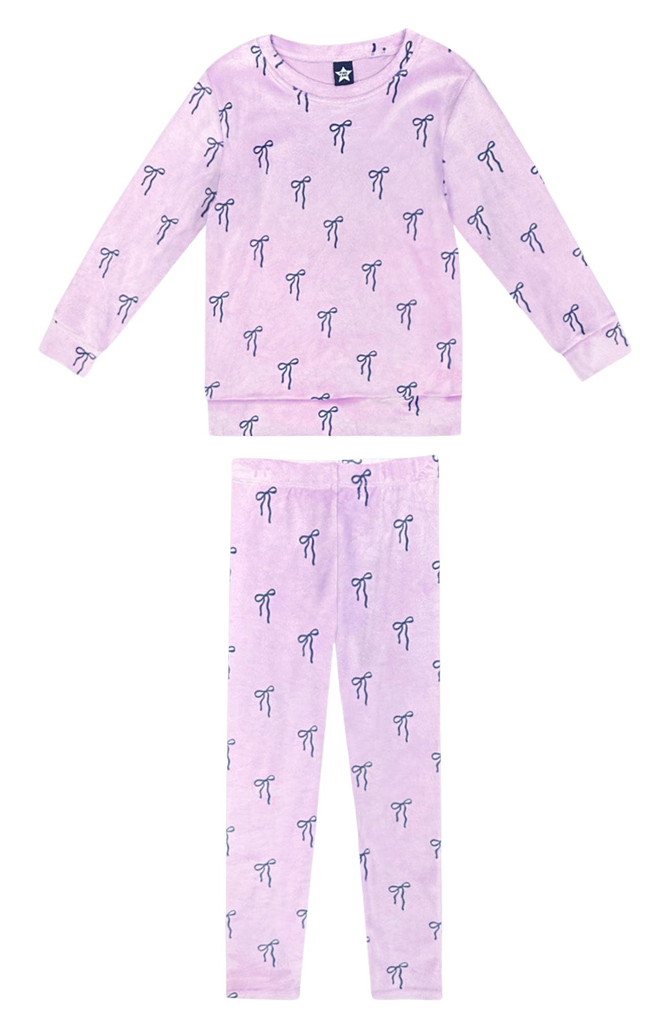 Kids' 2-Piece Velour Top & Leggings Set