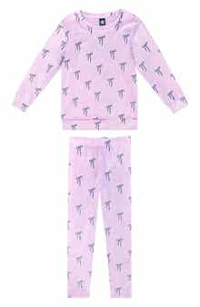 Kids' 2-Piece Velour Top & Leggings Set
