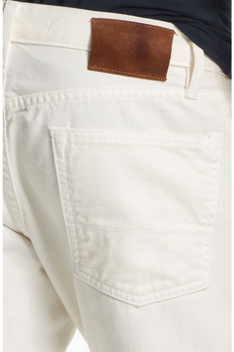 Straight Leg Five Pocket Pants, Alternate, color, MILK