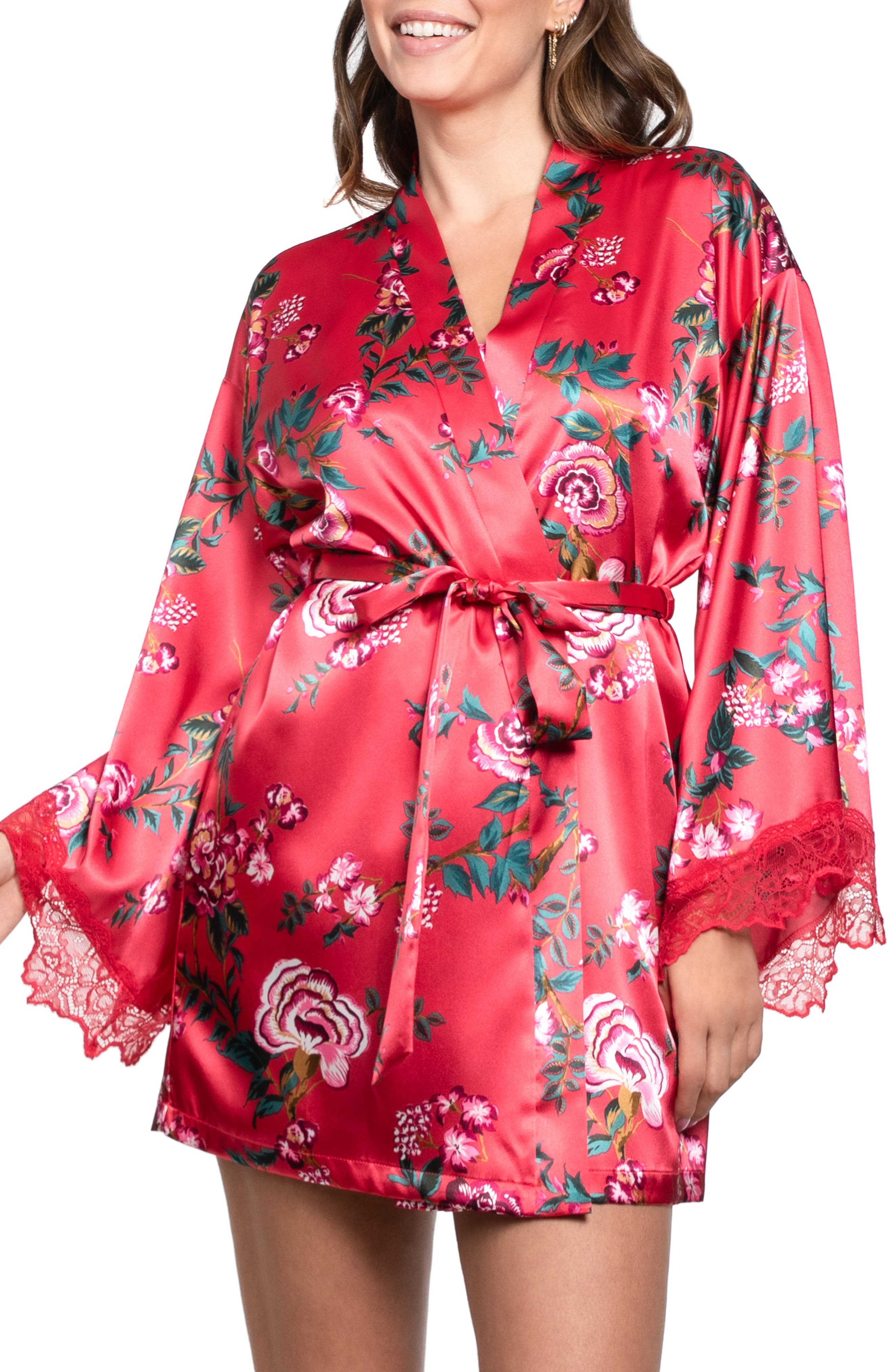 In Bloom by Jonquil Phoenix Satin Robe (Women) | Nordstrom
