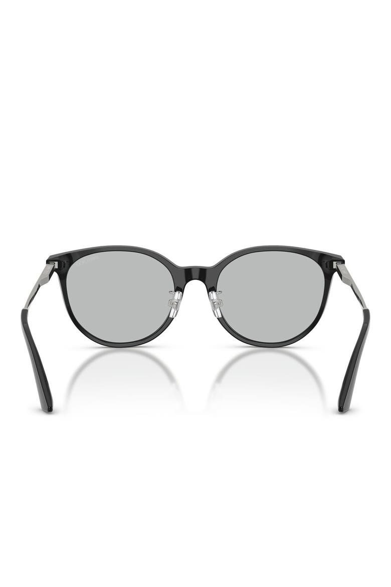 54mm Phantos Sunglasses, Alternate, color, BLACK / LIGHT GREY