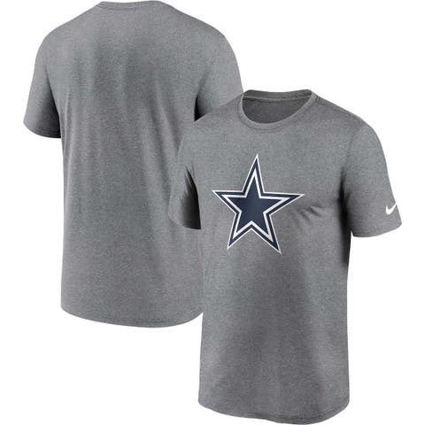 Men's Nike  Heather Charcoal Dallas Cowboys Legend Logo Performance T-Shirt