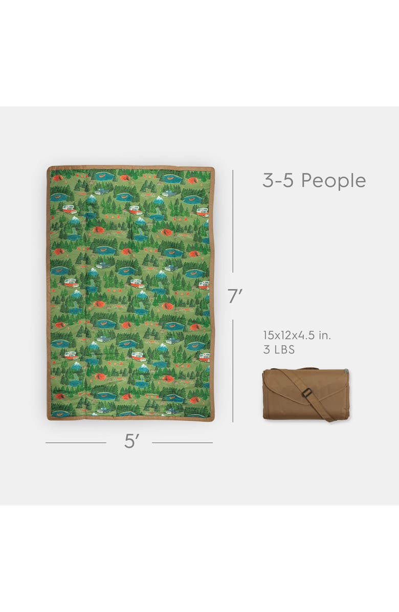 little unicorn 5 x 7 Outdoor Blanket, Alternate, color, Camp