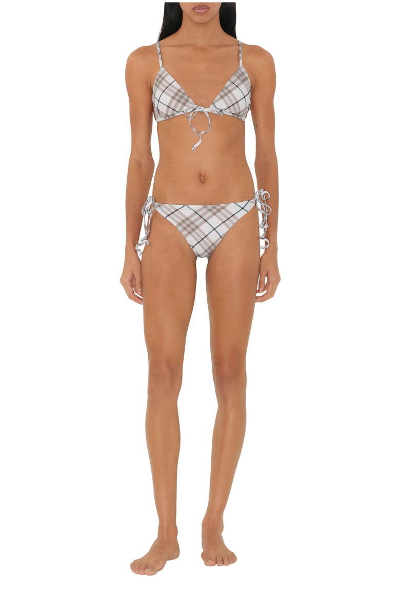 Burberry Check Bikini Briefs, Main, color, 