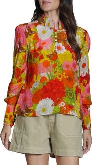 APNY Print High Neck Shirt