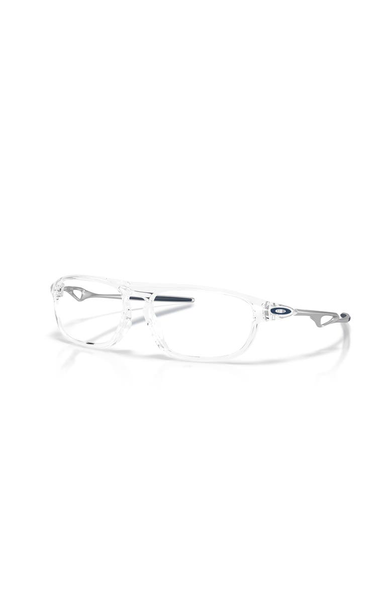 Oakley 53mm Rectangle optical glasses, Main, color, Transparent