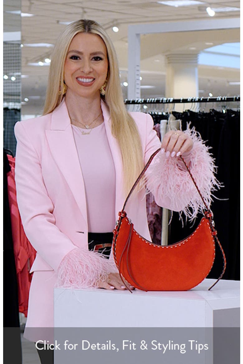 Romy Suede Half Moon Shoulder Bag video