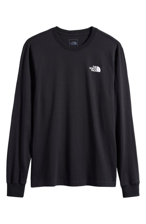 THE NORTH FACE THE NORTH FACE LONG SLEEVE NSE BOX LOGO GRAPHIC T-SHIRT