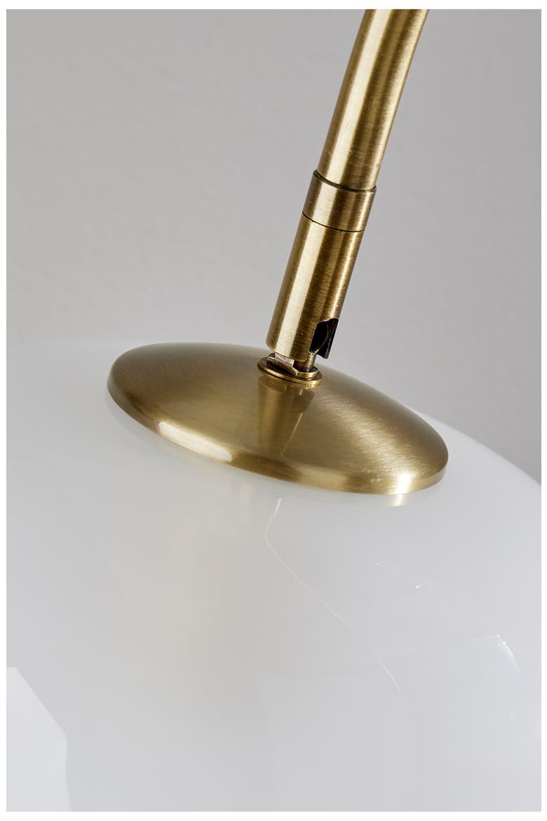 Magnolia Arc Floor Lamp, Alternate, color, ANTIQUE BRASS
