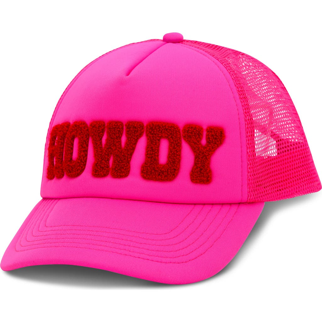 Iscream Kids' Howdy Trucker Hat In Red